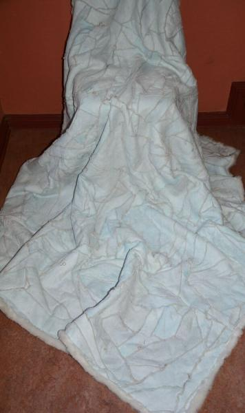 Lammfelldecke Schneeflocke Naturweiß geschoren 210x160cm